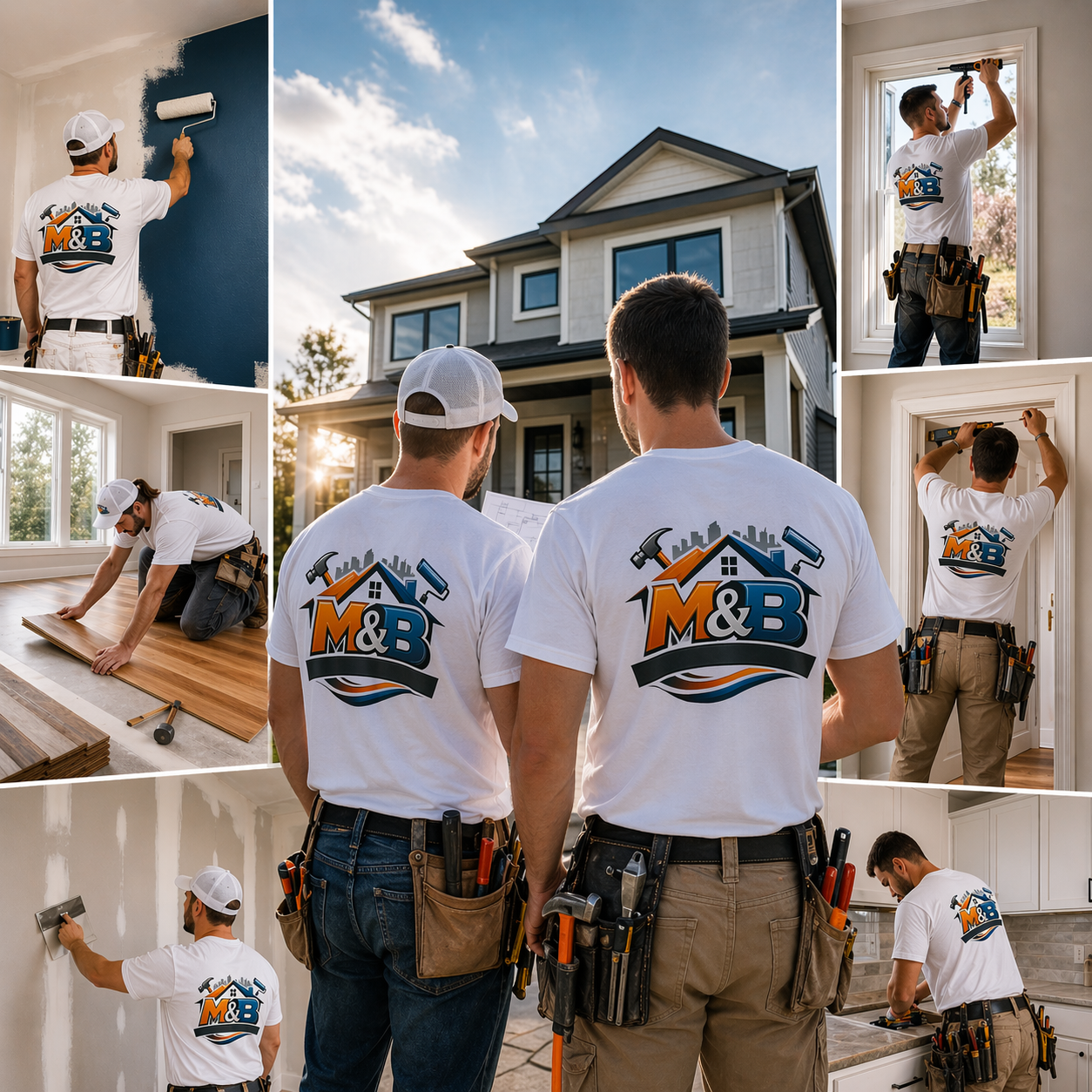 M&B Home Renovations team at work